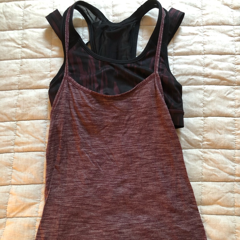 Lululemon Layer Tank with Built-in Sports Bra